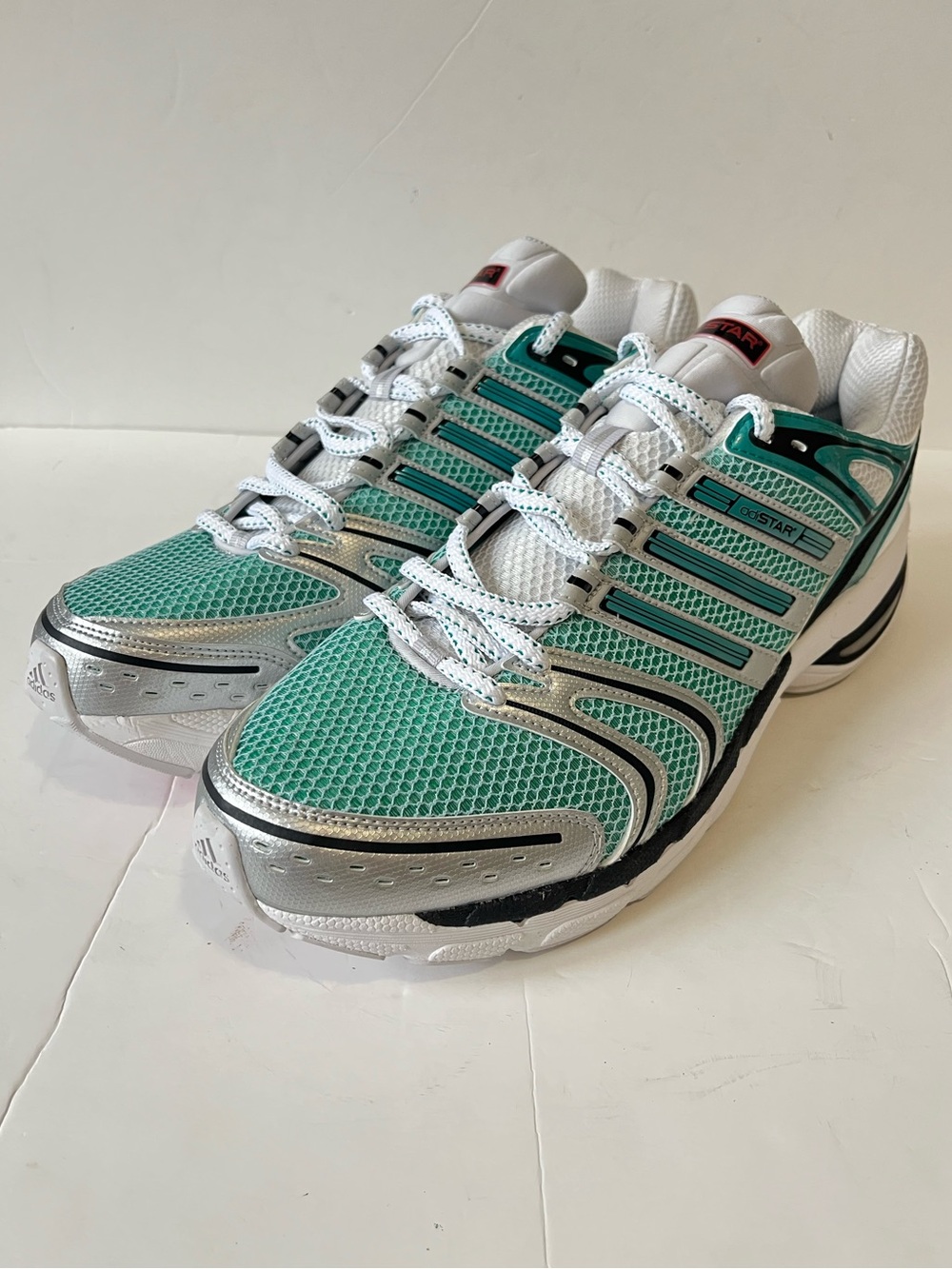 Adidas Adistar Control 5 sneakers green Silver Running Shoes men’s size 16